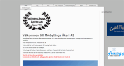 Desktop Screenshot of morbylanga-akeri.se